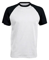 Kariban Baseball Short-Sleeved Two-Tone T-Shirt