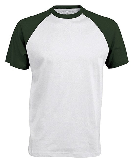 Kariban Baseball Short-Sleeved Two-Tone T-Shirt