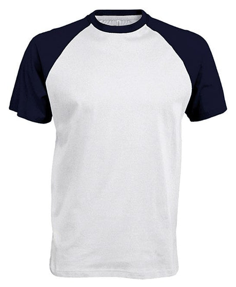 Kariban Baseball Short-Sleeved Two-Tone T-Shirt