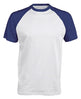 Kariban Baseball Short-Sleeved Two-Tone T-Shirt