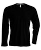 Kariban Men's Long-Sleeved V-Neck T-Shirt