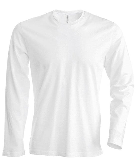 Kariban Men's Long-Sleeved Crew Neck T-Shirt