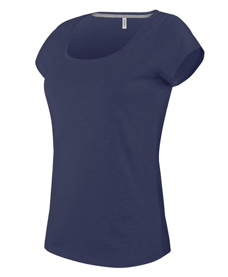 Kariban Ladies Boat Neck Short-Sleeved T-Shirt