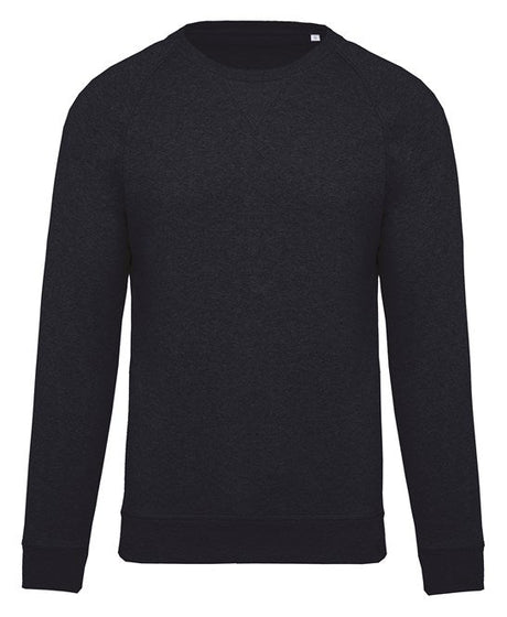 Kariban Men's Organic Cotton Crew Neck Raglan Sleeve Sweatshirt