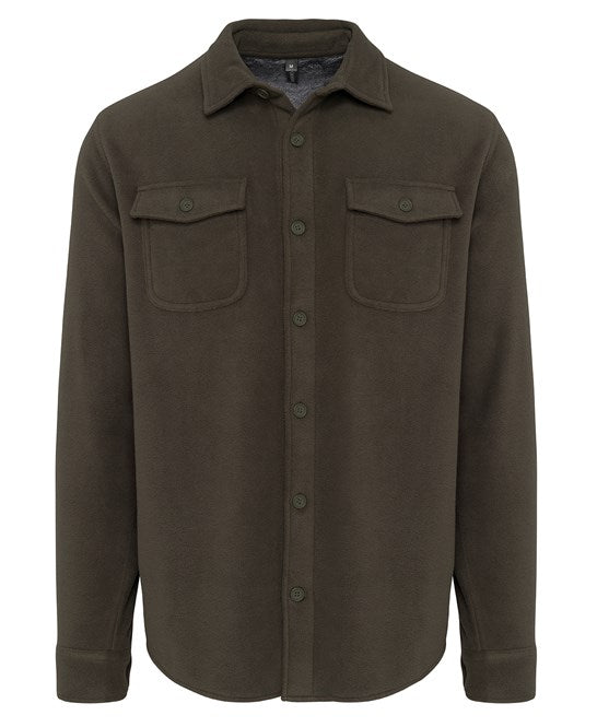 Kariban Sherpa-Lined Fleece Overshirt