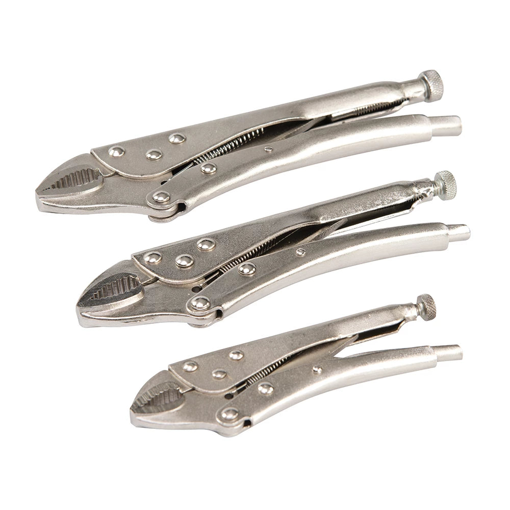 Silverline Self Locking Pliers Set 3Pce