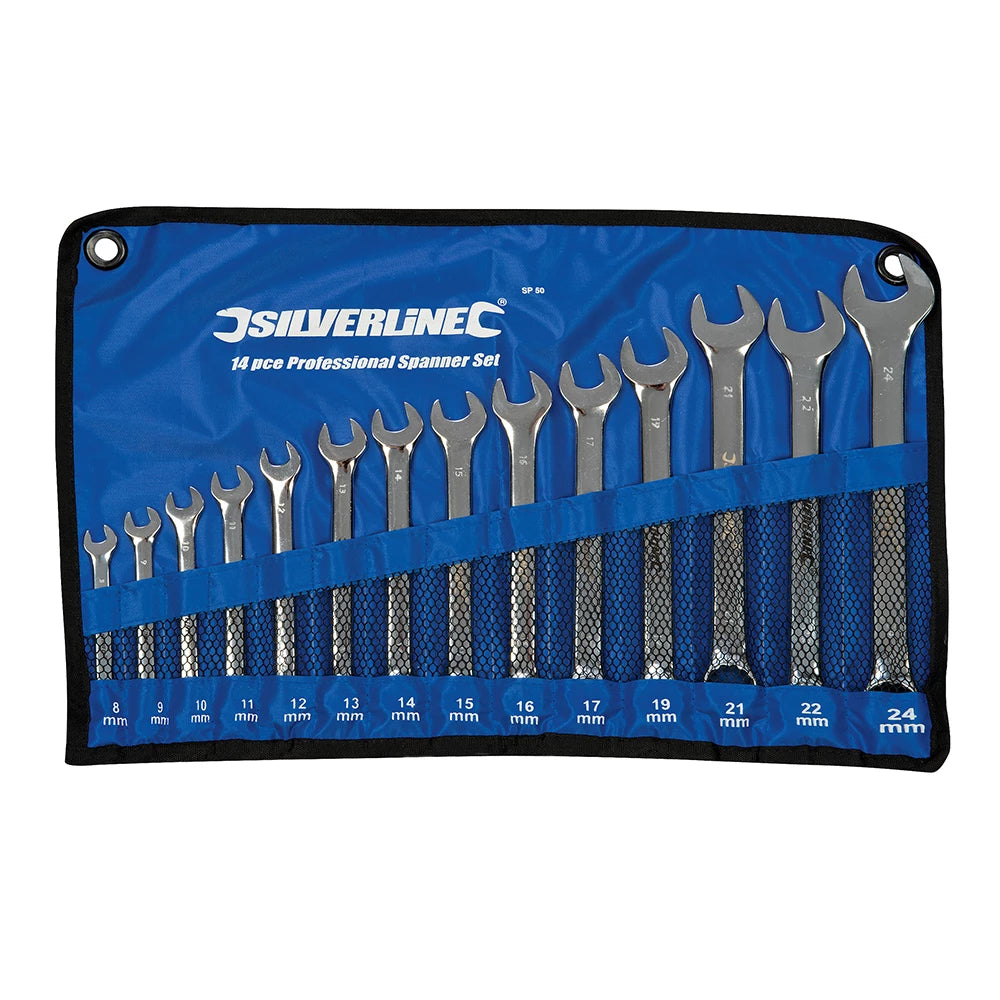 Silverline Combination Spanner Set 14pce