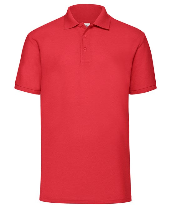 Fruit Of The Loom 65/35 Polo - Red