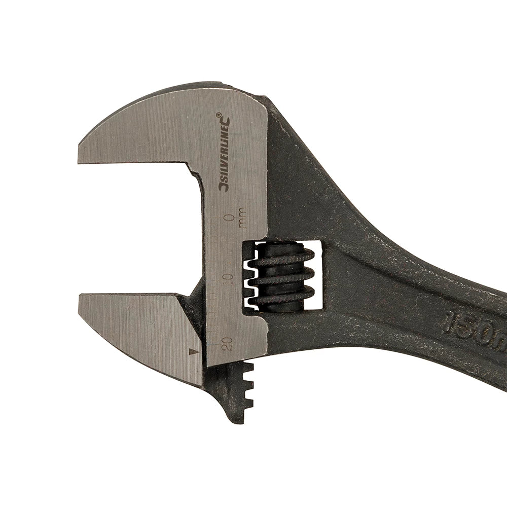 Silverline Expert Adjustable Wrench - Length 150mm/Jaw 17mm