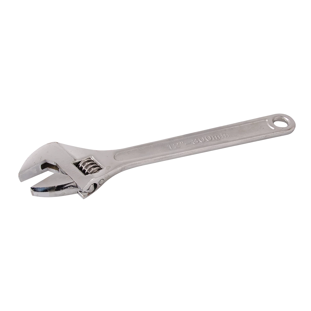 Silverline Adjustable Wrench Polished - Length 300mm/Jaw 32mm