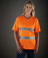 Yoko Hi-Vis Top Cool Super Light V-Neck T-Shirt