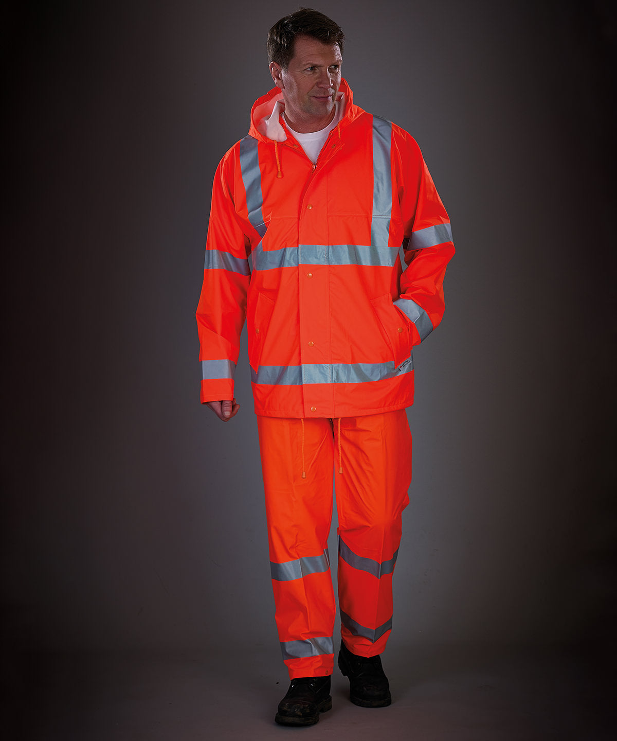 Yoko Hi-Vis Soft Flex Breathable U-Dry Jacket