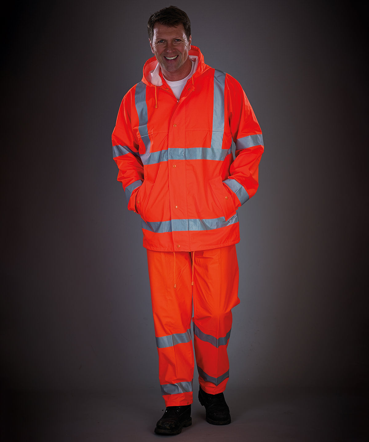 Yoko Hi-Vis Soft Flex Breathable U-Dry Jacket