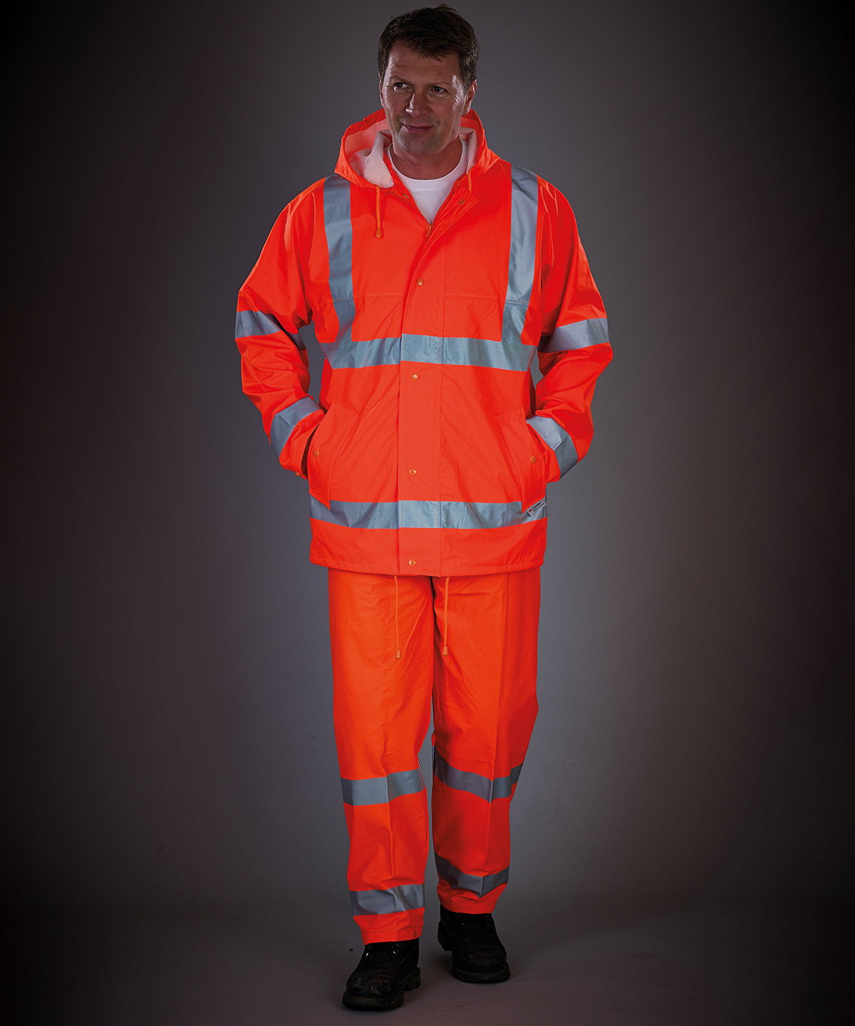 Yoko Hi-Vis Soft Flex Breathable U-Dry Jacket