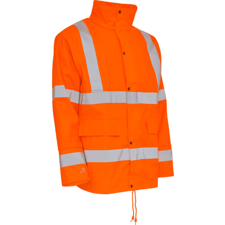 ELKA Dry Zone Visible Jacket 026300R #colour_hi-vis-orange