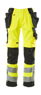 Mascot Safe Supreme Wigan Craftsmen's Trousers - Hi-Vis Yellow/Black