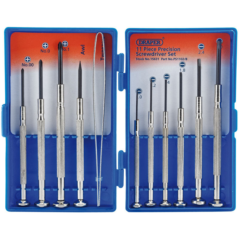 Draper Precision Screwdriver Set (11 piece)