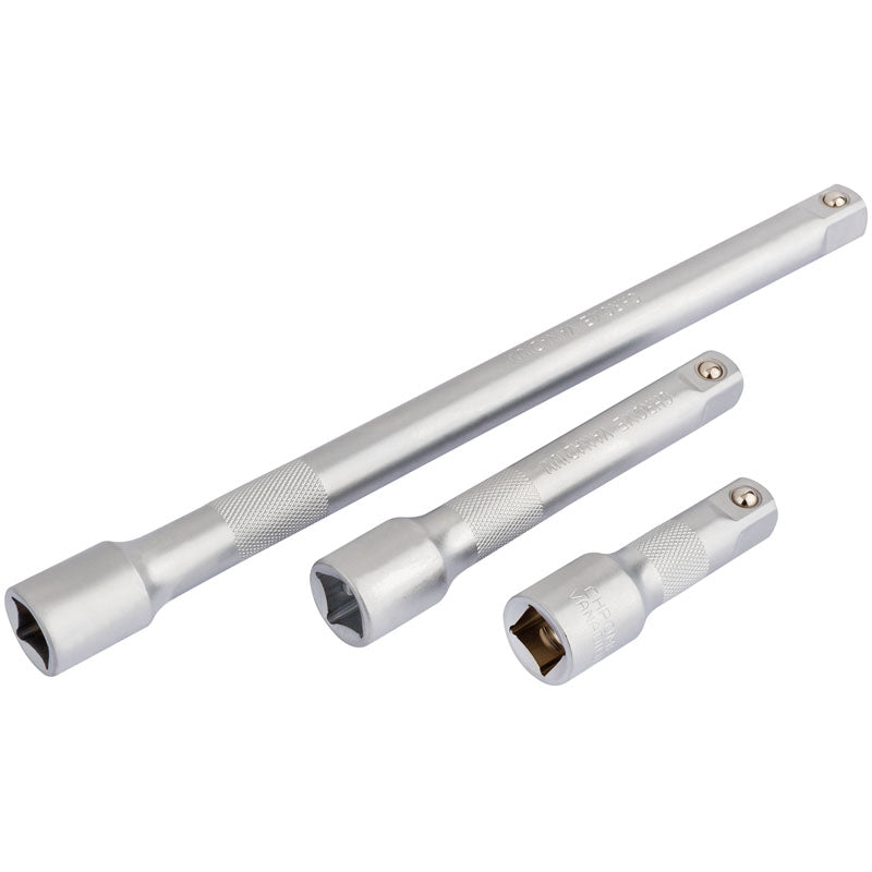 Draper 1/2" Square Drive Extension Bar Set (3 Piece)