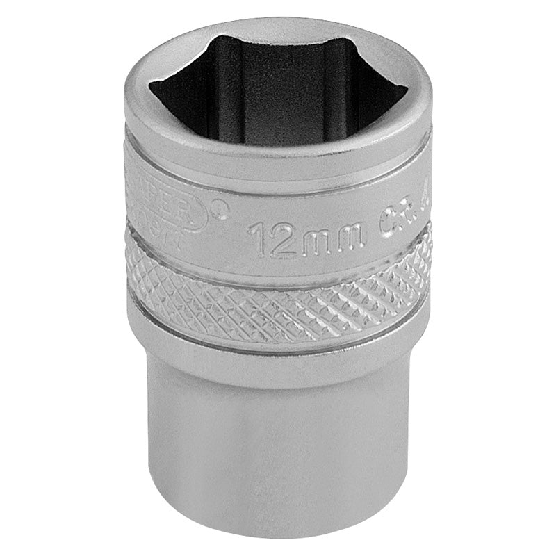 Draper 1/4" Square Drive Socket (12mm)