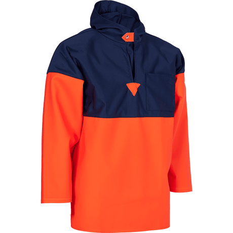 ELKA Fishing Xtreme Summer Smock 177107FX #colour_hi-vis-ora-navy