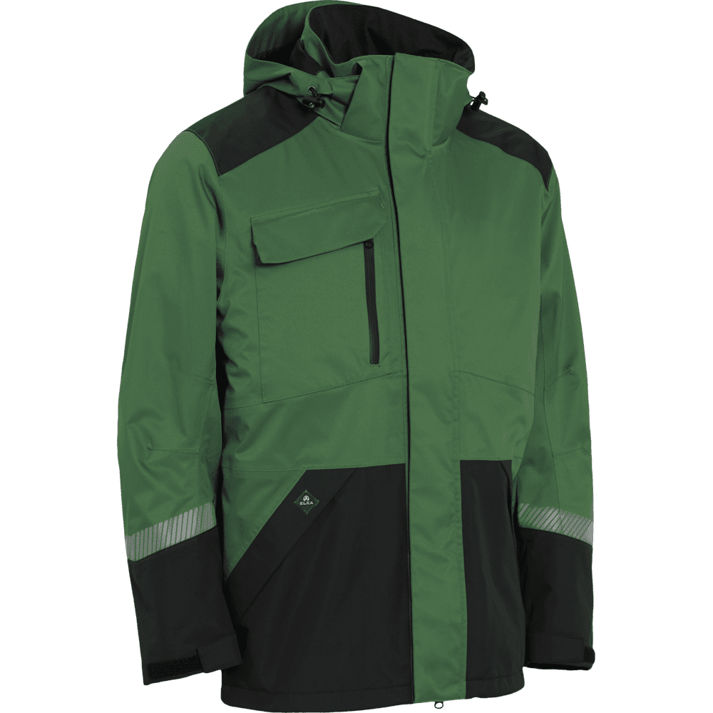 ELKA Working Xtreme Stretch Jacket 186000 #colour_green-black