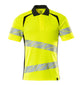 Mascot Accelerate Safe Modern Fit Polo Shirt #colour_hi-vis-yellow-black