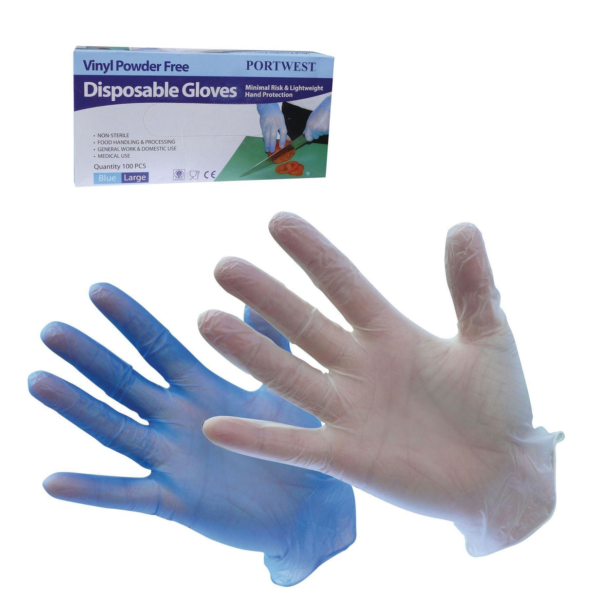 Portwest Powder Free Vinyl Disposable Glove