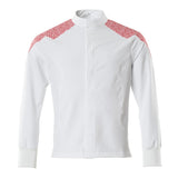 Mascot Food & Care Ultimate Stretch Jacket #colour_white-traffic-red