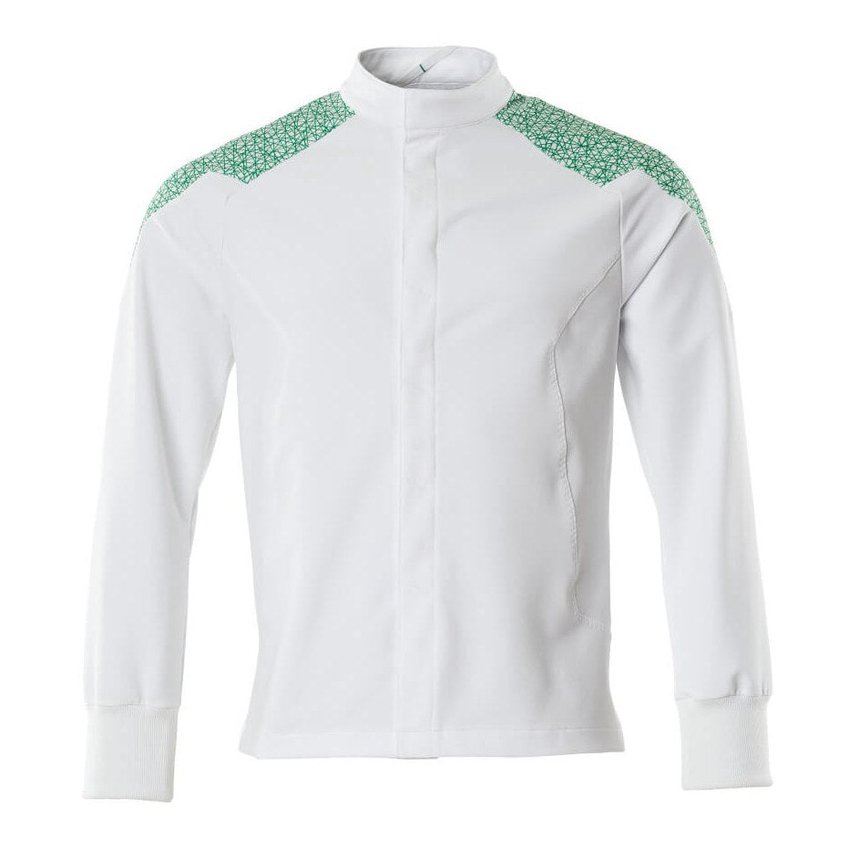 Mascot Food & Care Ultimate Stretch Jacket #colour_white-grass-green