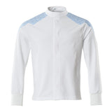 Mascot Food & Care Ultimate Stretch Jacket #colour_white-azure-blue