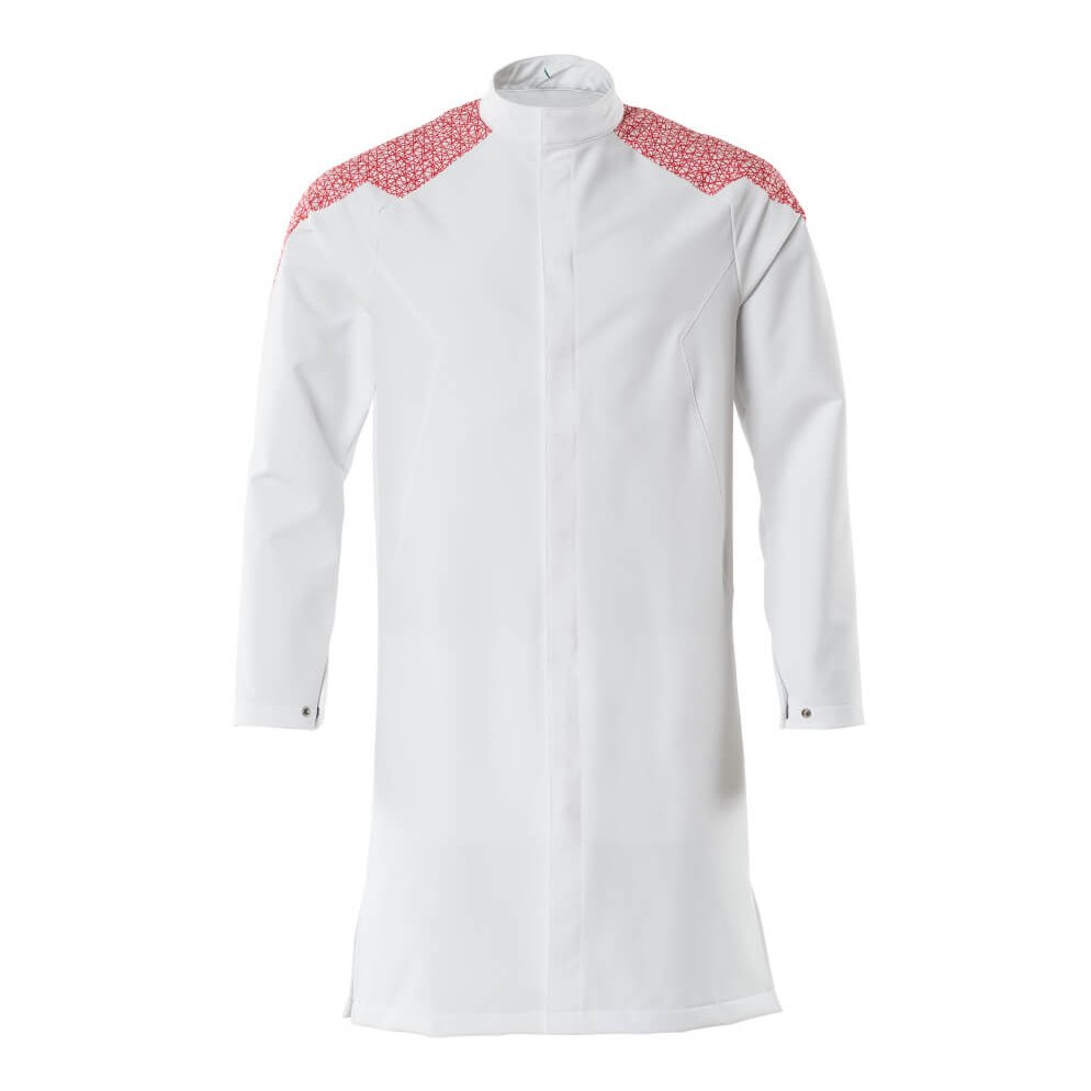 Mascot Food & Care Ultimate Stretch Jacket #colour_white-traffic-red