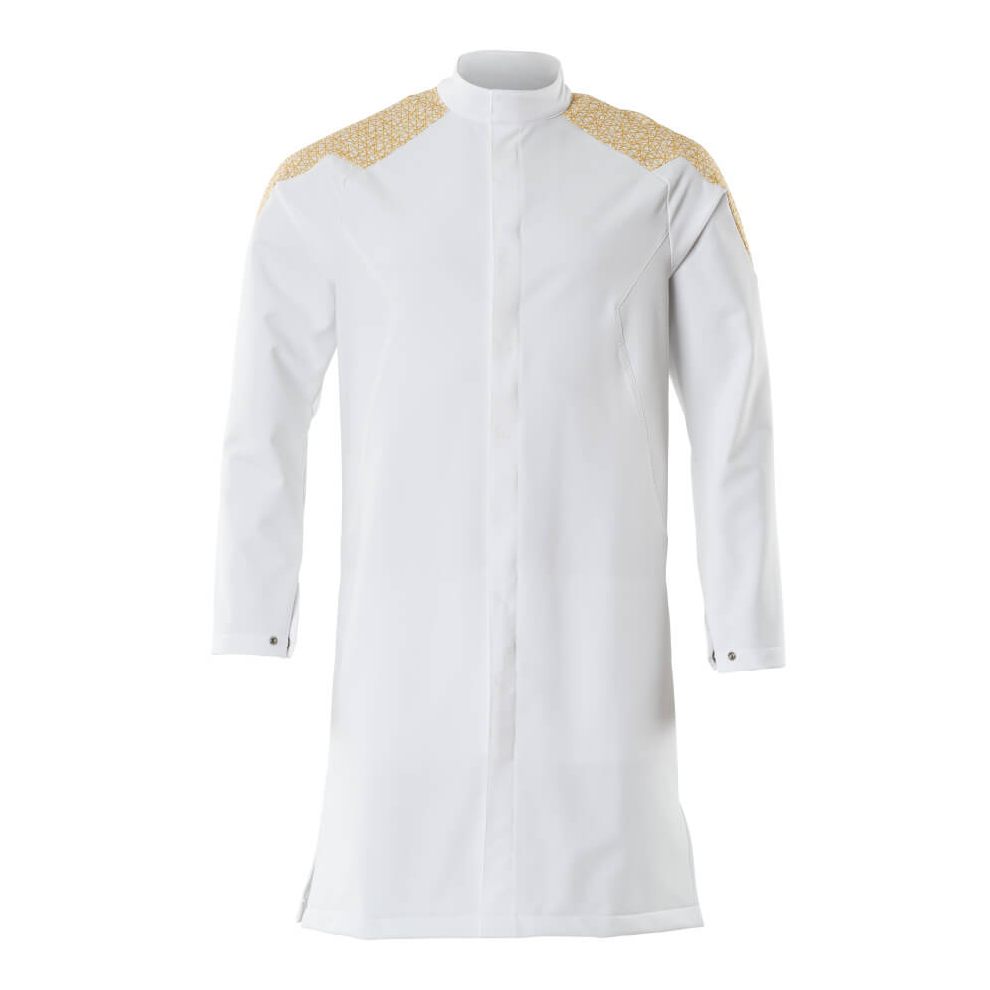 Mascot Food & Care Ultimate Stretch Jacket #colour_white-curry-gold