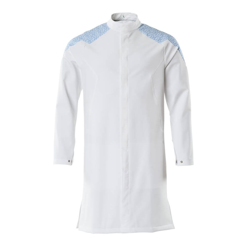 Mascot Food & Care Ultimate Stretch Jacket #colour_white-azure-blue