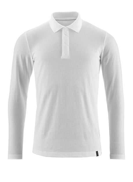 Mascot Crossover Long-Sleeved Polo Shirt with ProWash Technology #colour_white