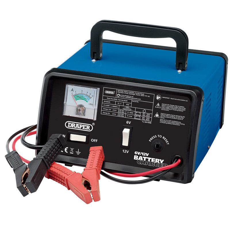 Draper 6/12V 8.4A Battery Charger