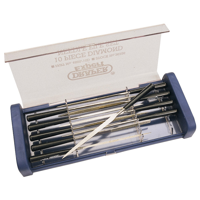 Draper 140mm Diamond Needle File Set (10 Piece)