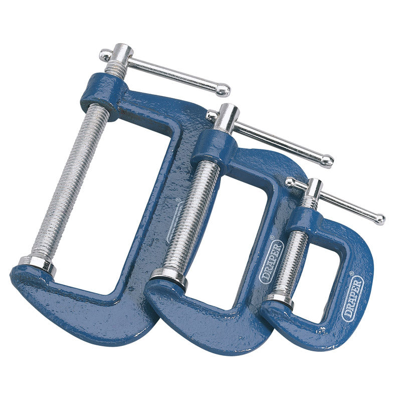 Draper C Clamp Set (3 Piece)