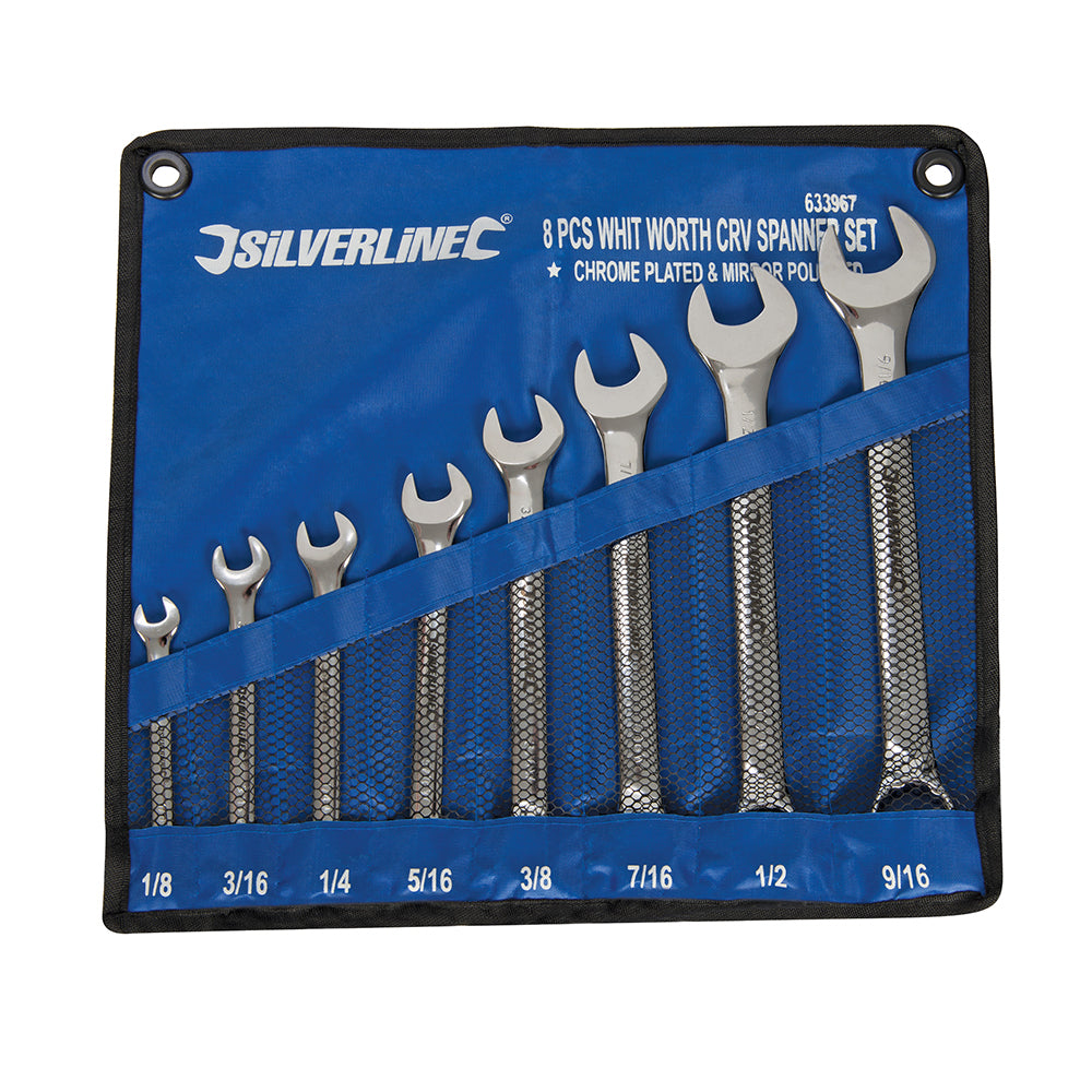 Silverline Whitworth Spanner Set 8Pce