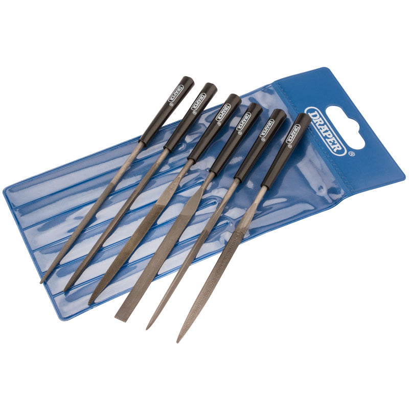 Draper 140mm Needle File Set (6 Piece)