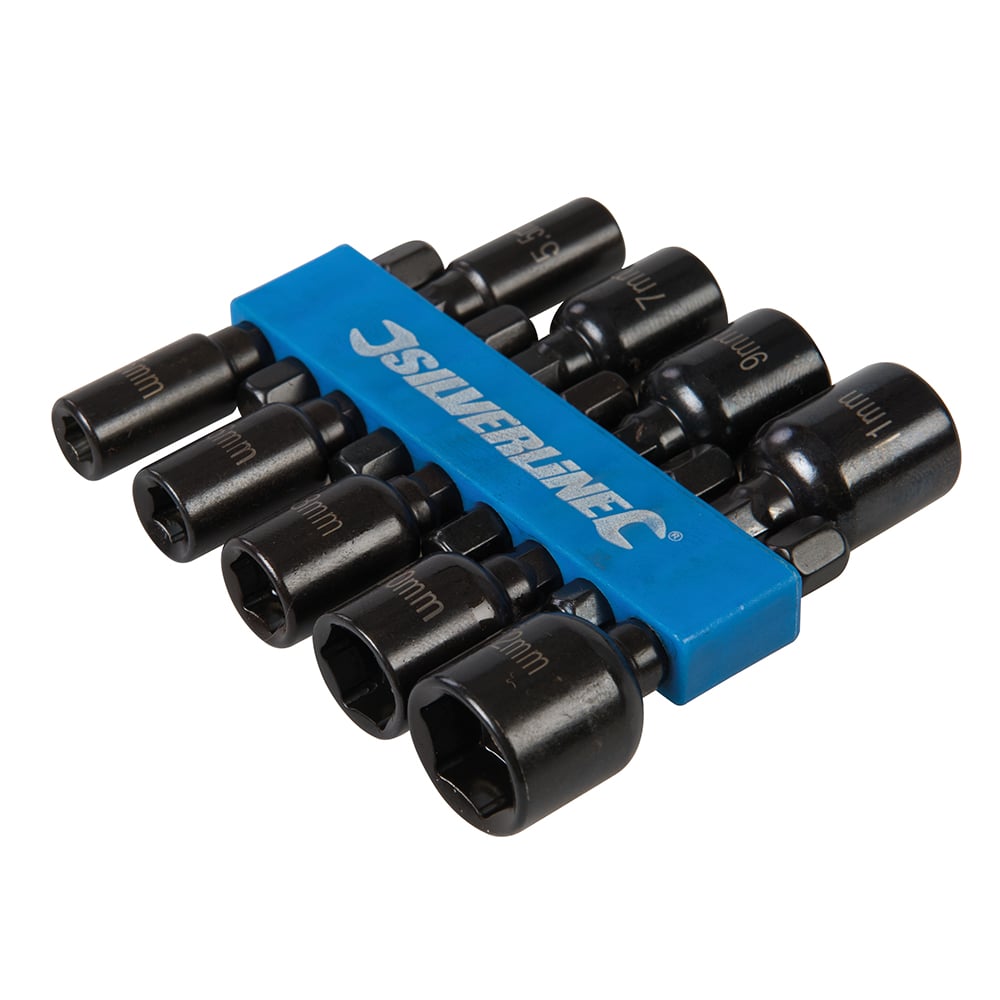 Silverline Magnetic Nut Driver Set 9Pce