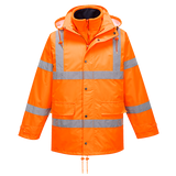 Portwest Hi-Vis Breathable Interactive Rain Traffic Jacket