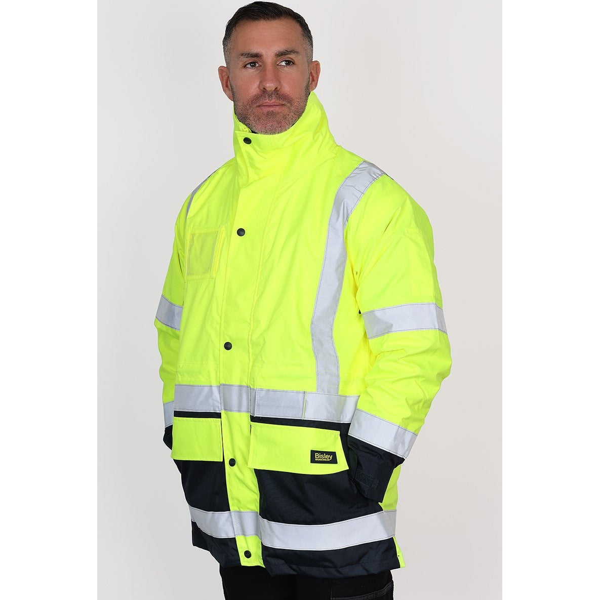 Bisley Taped Hi-Vis 5-in-1 Rain Jacket