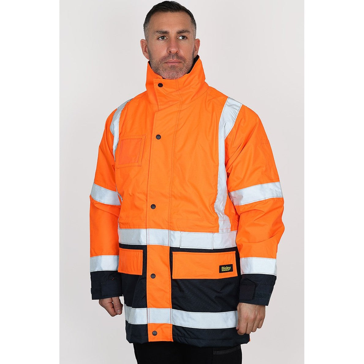 Bisley Taped Hi-Vis 5-in-1 Rain Jacket