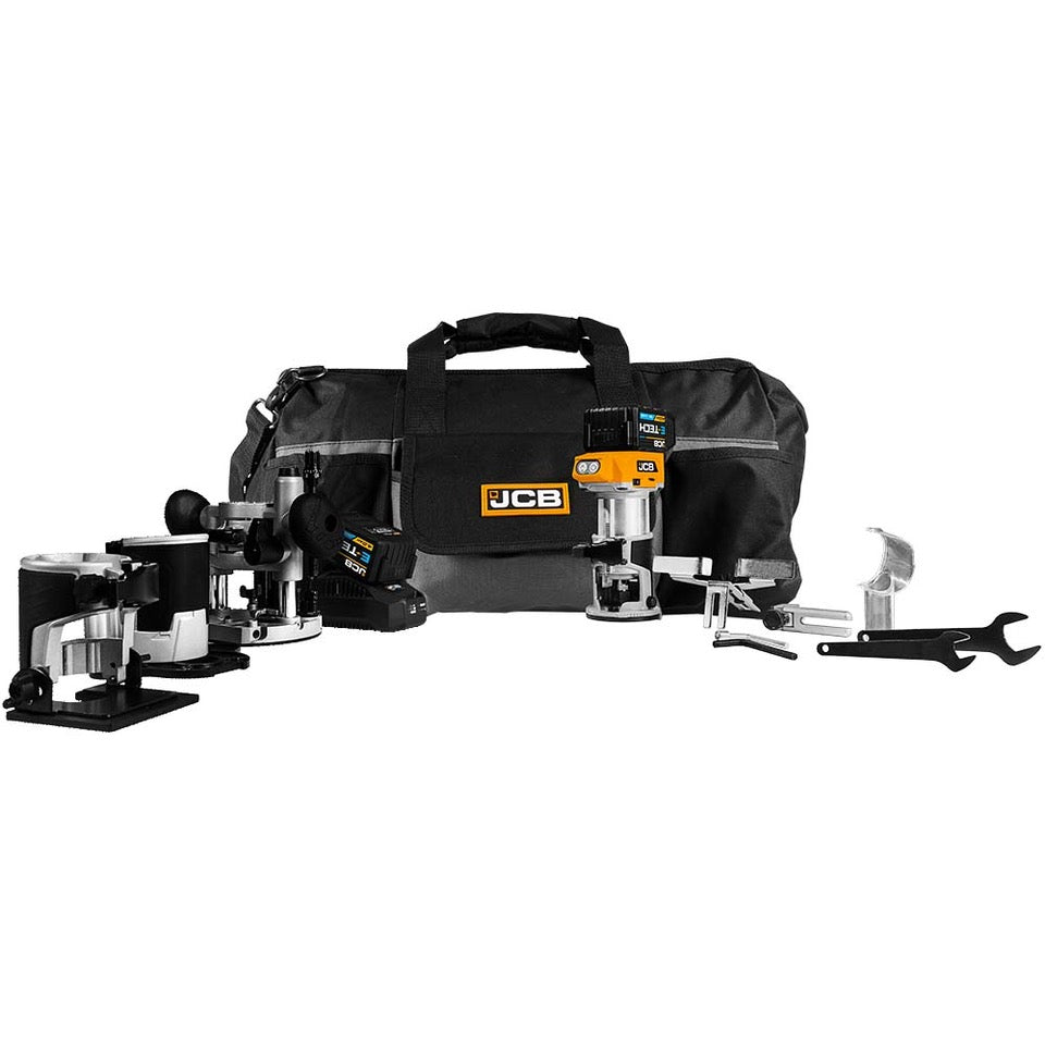 JCB Tools 18V Brushless Router Kit